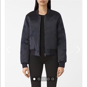 ALLSAINTS EMBROIDERED BOMBER JACKET